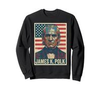 James K. Polk Portrait Sweatshirt