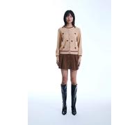 James Lakeland Bow Detail Camel Cardigan Camel 18