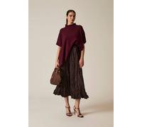 James Lakeland Brown Crinkled Maxi Skirt Brown 12