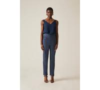 James Lakeland Denim Pin Tuck Jeans In Mid Blue Mid Blue 16