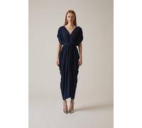 James Lakeland Draped Maxi Navy Dress Navy 8