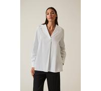 James Lakeland Embellished White Cotton Shirt White 8