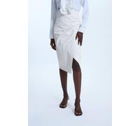 James Lakeland Faux Leather Side Ruched Cream Cream 8