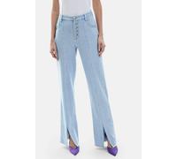 James Lakeland Front Split Denim Jeans In Pale Blue Pale Blue 20