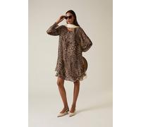 James Lakeland Leopard Wave Hem Dress Multi 8