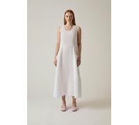 James Lakeland Women's Linen White Midi Dress - Size: 10