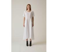 James Lakeland Linen White Pocket Midi Dress White 12