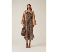 James Lakeland Maxi Leopard Wave Hem Dress Multi 18