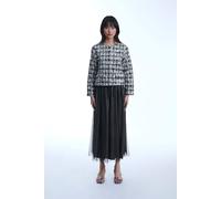 James Lakeland Sequin Tweed Black Jacket Black 16