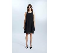 James Lakeland Sleeveless Wave Hem Dress Black Black 12