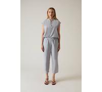 James Lakeland Striped Cotton Trousers In Blue Blue 16