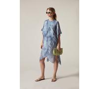 James Lakeland Women's Blue Boho Tie-Dye Kaftan