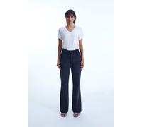 James Lakeland Women's Corduroy Trousers in Navy | Size: 14