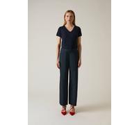 James Lakeland Women's Cotton Navy Trousers | Size: 20