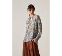 James Lakeland Women's Paisley Print Blouse | Size: 8