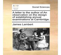 James Lambert A letter to the author of An observation on the design of James Lambert Multicolor