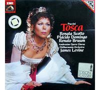 James Levine & Philharmonia Orchestra London / Renata Scotto / Placido Domingo / Renato Bruson / John Cheek etc. - Puccini: Tosca (Gesamtaufnahme, italienisch) [Vinyl Schallplatte] [2 LP Box-Set]