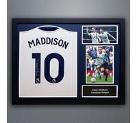 James Maddison Signed Tottenham Hotspur Shirt - Framed