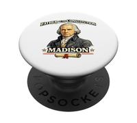 James Madison Father of the Constitution Founding Father PopSockets Adhesive PopGrip