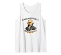 James Madison Father of the Constitution Founding Father Tank Top