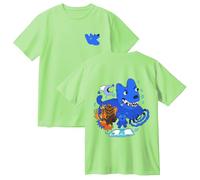 James Marriott Don’t Tell The Dog Illustrated T-Shirt - Indie Music Merch - Unisex Artistic Album Tee for Fans (Green,L)