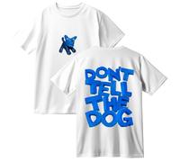James Marriott Don’t Tell The Dog T-Shirt - Unisex Classic Tee for Indie Pop Fans - Lyric-Inspired Music Merch Top (White,L)