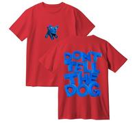 James Marriott Don’t Tell The Dog T-Shirt - Unisex Classic Tee for Indie Pop Fans - Lyric-Inspired Music Merch Top (Red,S)