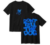 James Marriott Don’t Tell The Dog T-Shirt - Unisex Classic Tee for Indie Pop Fans - Lyric-Inspired Music Merch Top (Black,L)
