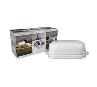 James Martin by Denby Cook Porcelain Butter Box Grey