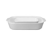 James Martin by Denby Cook Set of 2 Porcelain Rectangular Dishes