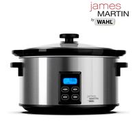 James Martin by Wahl Digital Slow Cooker 4.7L LCD Timer 3 Heat Settings