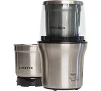 James Martin wet & dry Grind & Chop Silver Electric Grinder - ZX889 | Size: 500ml James Martin Silver 500ml