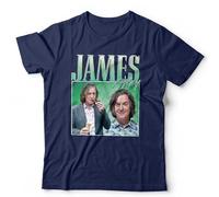 James May Appreciation Unisex T-Shirt - Funny Motoring Retro Throwback Tee - XL Navy