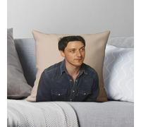 James Mcavoy Scottish Actor Square Pillowcase Polyester Linen Velvet Printed Zip Decor Sofa Cushion Cover