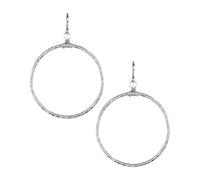 James Michelle Boho Hoops - Lifetime Color Guarantee - Waterproof, Non-Tarnish, Hypoallergenic, Silver & Gold PVD Coated - Great for Beach, Weddings, Gifts, S, Stainless Steel, No Gemstone