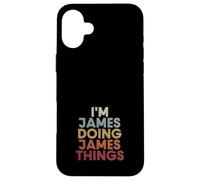 James Name James Personalized Name First Given Case for iPhone 16 Plus