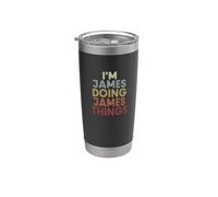 James Name James Personalized Name First Given Stainless Steel Insulated Tumbler