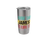James Name Stainless Steel Insulated Tumbler