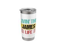 James Name Stainless Steel Insulated Tumbler