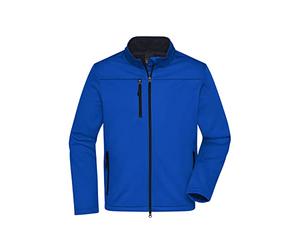 James & Nicholson Classic Softshell Jacket in Sporty Design Made of Recycled Polyester for Men