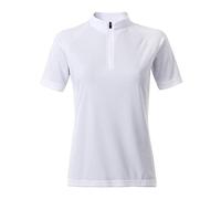 James & Nicholson - Ladie's Basic Cycling Jersey for Ladies (XXL, White)