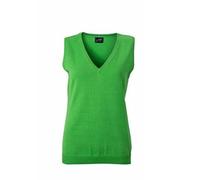 James & Nicholson Ladie's Classic Cotton Sleeveless Pullover (L, Green)