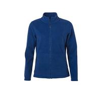 James & Nicholson - Ladie's Fleece Jacket with Stand-up Collar in Classic Design (M, Royal)