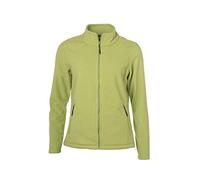 James & Nicholson - Ladie's Fleece Jacket with Stand-up Collar in Classic Design (S, Lime-Green)