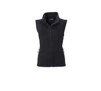 James & Nicholson - Ladie's Softshell Vest and Leisure (L, Black/Black)