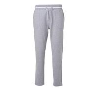 James & Nicholson - Men's Sweat Pants in Trendy Design (L, Grey-Heather/White)