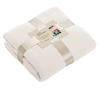 James & Nicholson Versatile fleece blanket for catering trade and leisure (one size, off-white)