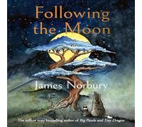 James Norbury Following the Moon Hardback Book James Norbury Multicolor