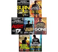 James Patterson Michael Bennett Series Collection 7 Books Set (Run For Your Life, Worst Case, Tick Tock, I Michael Bennett, Gone, Burn, Alert)
