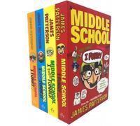 James Patterson Middle School I Funny Collection 4 Books Set (I Funny, I Even Funny, I Totally Funniest, I Funny Tv)